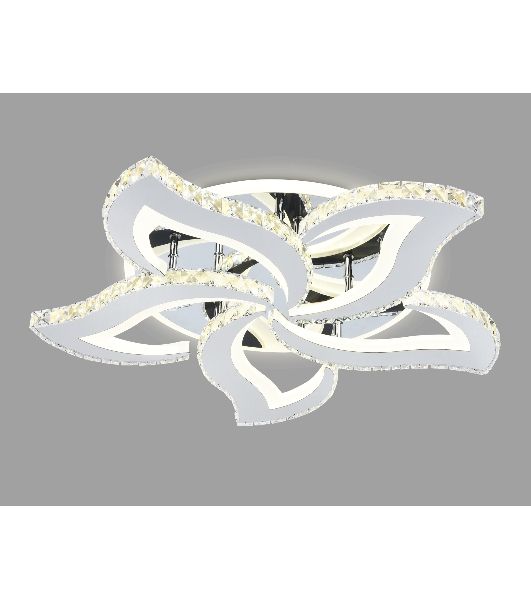 Управляемый светодиодный светильник Ambrella light FA1723/5 CH хром 105W 3000K/4200K/6400K 550*540*90 (ПДУ РАДИО 2.4G)
