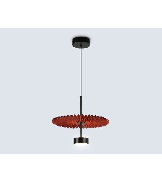 Светильник Ambrella light LH72613 BK/RD черный/красный 6W 3000K D300*260-1770
