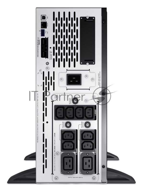 Источник бесперебойного питания APC Smart-UPS X SMX2200RMHV2U 1980Вт 2200ВА черный