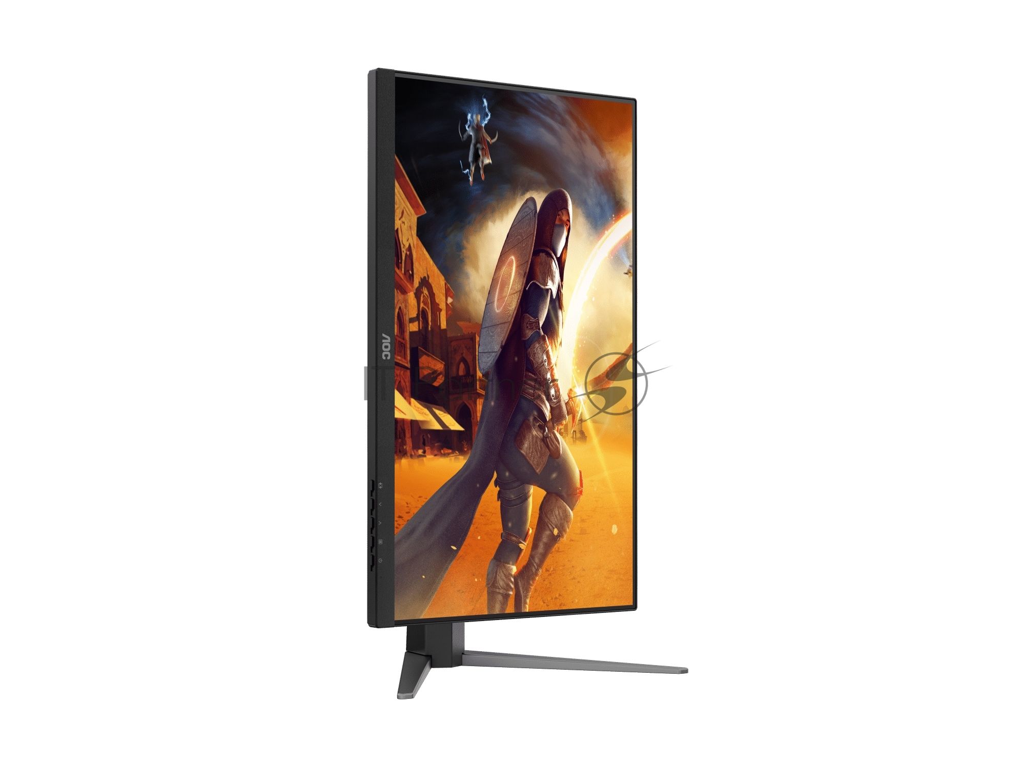 Монитор 27" AOC Q27G4Z IPS 2560x1440, 260 Гц, 1 мс, 16:9, 350 кд/м², HDMI 2.0, DP 1.4, 3.5 Jack, FreeSync, Flicker-Free, VESA 100x100, черный/красный
