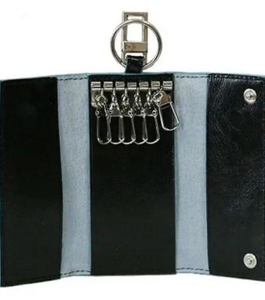 Ключница Piquadro Blue Square PC1397B2/N черный натур.кожа