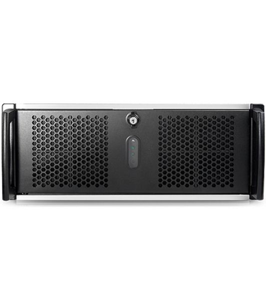 Серверный корпус RM41300H12*13729 For Tesla GPU (можно установит 4шт Tesla/Quadro), MB 12";x13";, 3x5.25";+2x3.5";+4x Internal 3.5";+Slim ODD, 120мм FAN, wo PSU