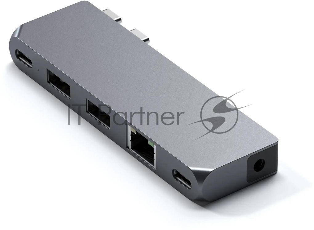 Док-станция Satechi ST-UCPHMIM, USB Type-C, USB 3.0/USB Type-C/RJ-45/Mini jack, USB
