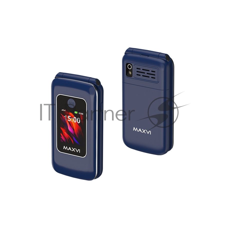 Мобильный телефон Maxvi E15 синий