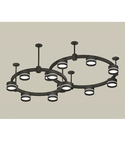 Светильник Ambrella light XR92221005/13 SBK/FR черный песок/белый матовый GX53 (A9222, A9227, C9238, C9232, N8462)