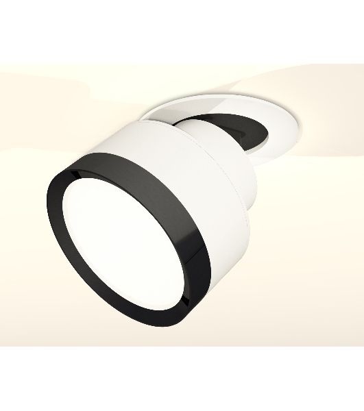 Светильник Ambrella Light XM8101501 SWH/PBK белый песок/черный полированный GX53 (A2241, A2105, C8101, N8113)