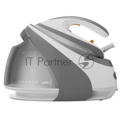 Парогенератор Garlyn GST-10 Pro белый/серый, 3000 Вт, 150 г/мин, 500 г/мин, 1600 мл