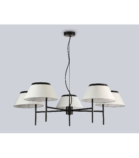 Люстра Ambrella light LH72453/5 BK/WH черный/белый Е14/5 max 40W D1000*290-1080