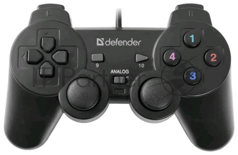 Геймпад Defender Omega USB, Проводной геймпад, 12 кнопок, 2 стика