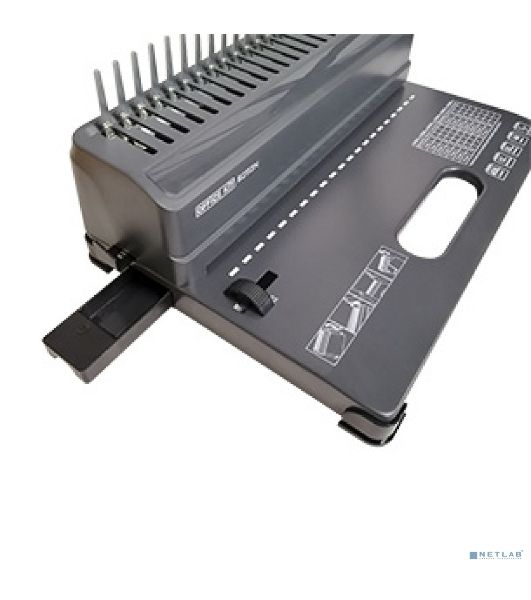 Переплетчик Office Kit B2112N A4/перф.12л.сшив/макс.450л./пластик.пруж. (4.5-51мм)