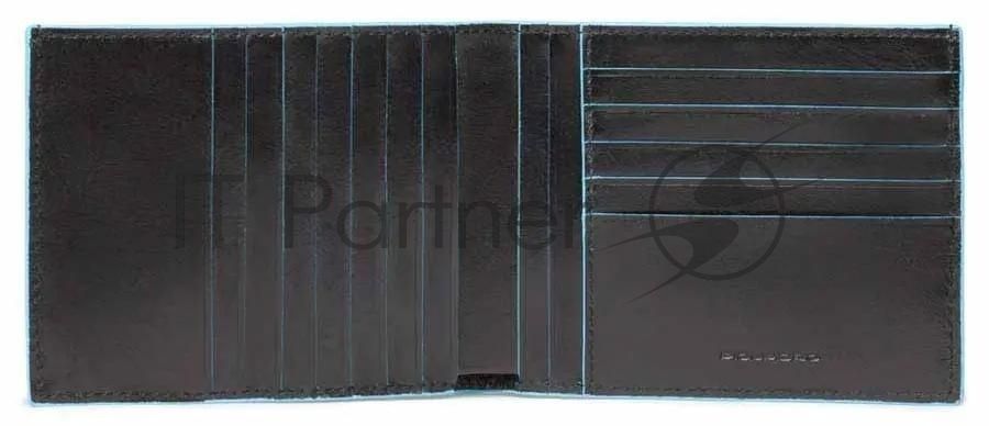 Кошелек мужской Piquadro Blue Square PU1241B2R/N черный натур.кожа