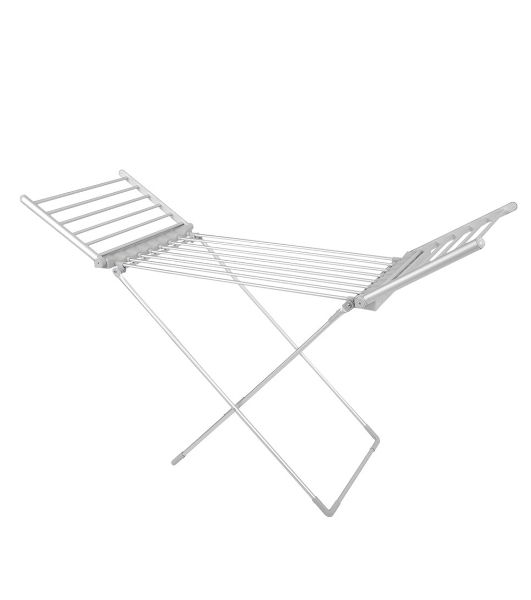 Сушилка для белья электрическая VLK Calor 01, серебристый, мощн. 230 Вт, механическое управление, температура от 50 до 55 град., нагрев боковых панелей, складной корпус,низкий уровень энергопотребления, размер в рабочем положении - 147х54х94 см, 5 шт/уп