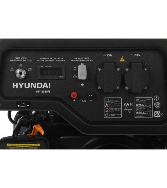 Электрогенератор бензиновый Hyundai HHY 3020FE, 3.1 кВт, 69 дБ, 49 кг