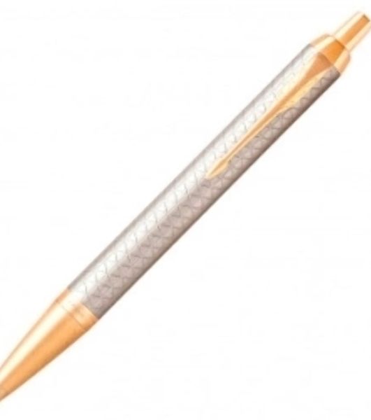Ручка шариковая Parker IM Premium K323 (CW1931687) Grey GT, M, синие чернила, подарочная коробка