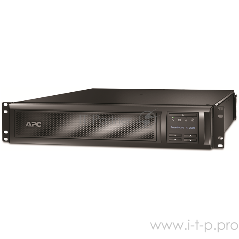 Источник бесперебойного питания APC Smart-UPS X SMX2200RMHV2U 1980Вт 2200ВА черный