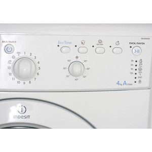 Стиральная машина Indesit IWUB 4085 (CIS) белый, загр. фронтальная макс.: 4 кг 800 об/мин класс: А