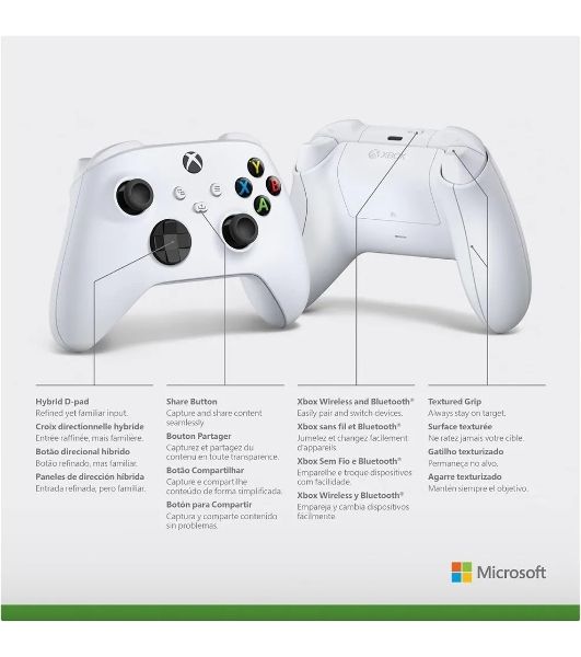 Геймпад Xbox White Wireless controller, 1914
