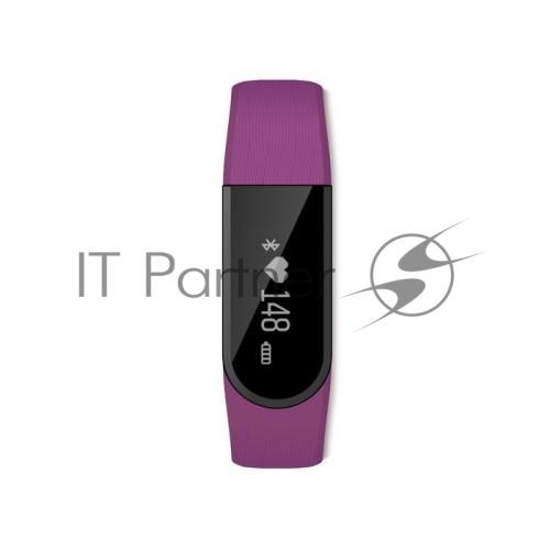 Смарт-браслет Lime 116HR Purple Пульсометр, Шагомер, Подсчет калорий, Часы, Будильник, Пурпурный ремешок
