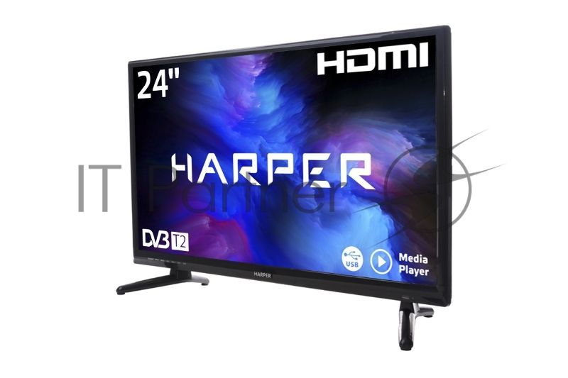 Телевизор Harper 24" 24R470T черный LED HD 50Hz