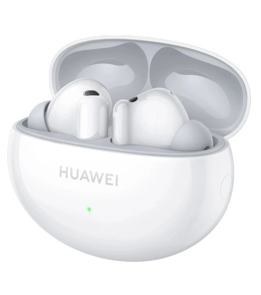 Наушники TWS Huawei FreeBuds 6i (Orca-T100) белый, внутриканальные, Bluetooth, активное шумоподавление, 8 ч