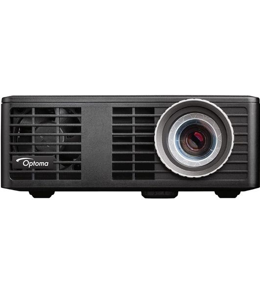 Проектор Optoma ML750e (DLP, LED, WXGA 1280x800, 700Lm, 15000:1, HDMI, USB, MHL, MicroSD, 1x1W speaker, 3D Ready, led 20000hrs, черный, 0.38kg)