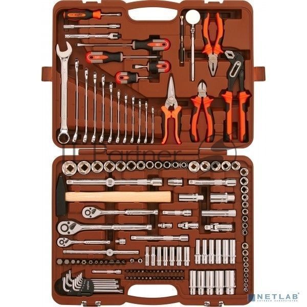 Набор головок OMBRA OMT150S 1/4'' 3/8'' 1/2''dr 4-30мм аксессуары комб.ключи 8-22мм  150 пр