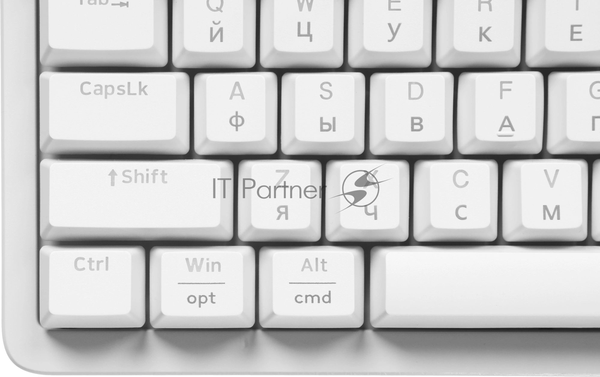 Клавиатура Logitech K868 гибридная, USB Type-A, Bluetooth, радиоканал, белый