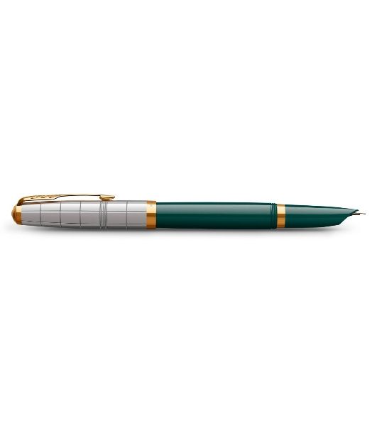 Ручка перьевая Parker 51 Premium (CW2169074) Forest Green GT, F, сталь нержавеющая, подарочная коробка
