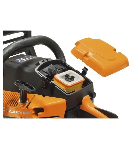 Пила бензиновая CARVER RSG 362MF [01.004.00061] (Металл.стартер, целлюлозный фильтр; 20", цепь PROFI 0,325-1,5-76зв.)