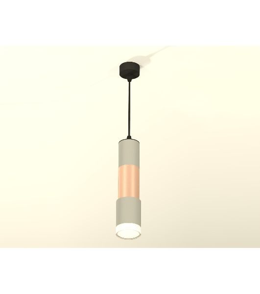 Светильник Ambrella Light XP7423062 SGR/PPG/CL серый песок/золото розовое полированное/прозрачный MR16 GU5.3