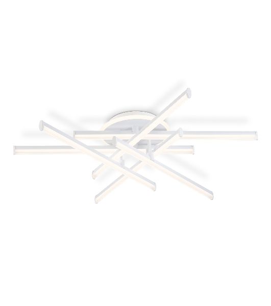 Потолочный светодиодный светильник Ambrella light FL6251 WH белый 97W 3000K-6400K 805*760*170 (ПДУ ИК)