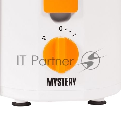 Соковыжималка Mystery MJE-1901 белый, центробежная, 900 Вт, 900 мл, механическое