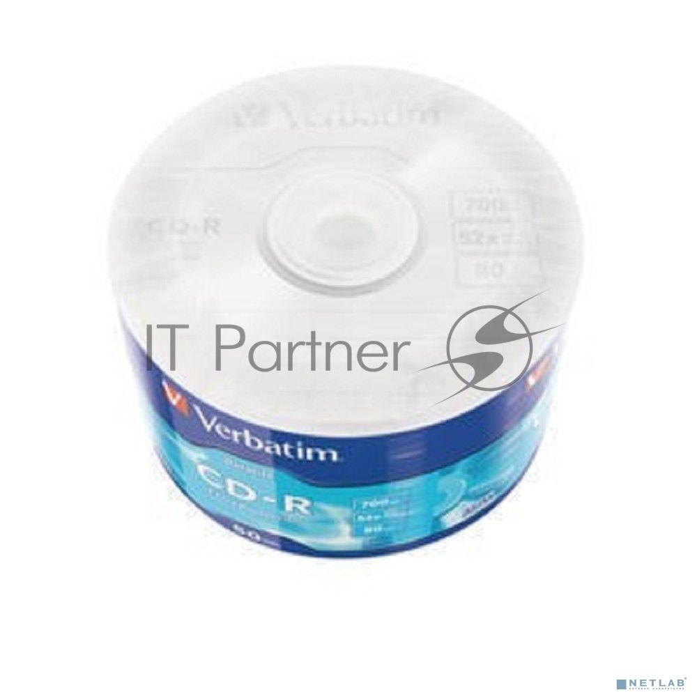 Диск CD-R Verbatim 700 Mb, 52x, Shrink (50), DataLife (50/600)