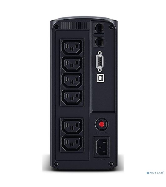 Источник бесперебойного питания CyberPower VP700EILCD/700 ВА/390 Вт/USB/RS-232/RJ-11/RJ-45/6 x IEC 320 C13 (компьютерная)