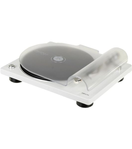 Проигрыватель винила Denon DP-400F, частично автоматический, белый