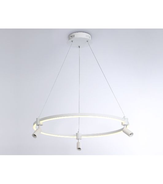 Светильник Ambrella light FL5292/1+3 WH белый 54W 3000K/4200K/6400K+4200K D600*1200 (ПДУ ИК)