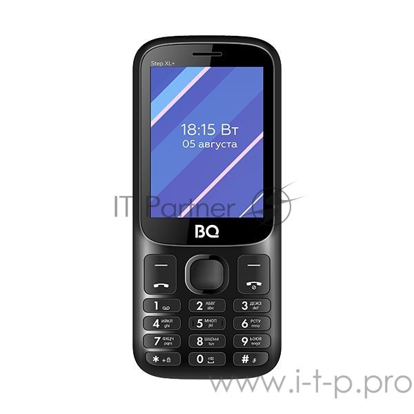 Мобильный телефон BQ 2820 Step XL+ черный/синий