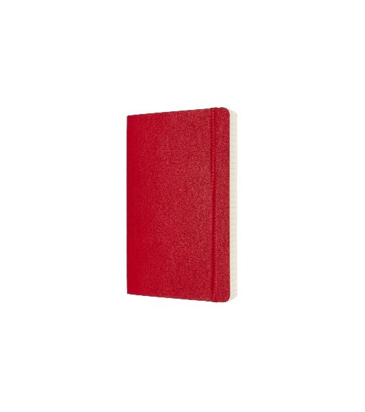 Блокнот Moleskine CLASSIC SOFT EXPENDED QP616EXPF2 Large 130х210 мм, 400 страниц, линейка, мягкая обложка, красный