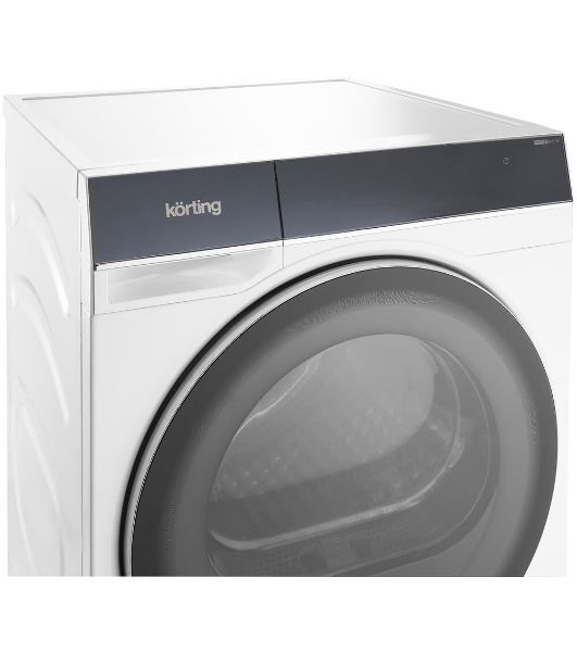 Сушильная машина Korting KD 69IHP10 белый, 10 кг, сушка - конденсационная, программ - 12, 59.5 x 85 x 62.7 см