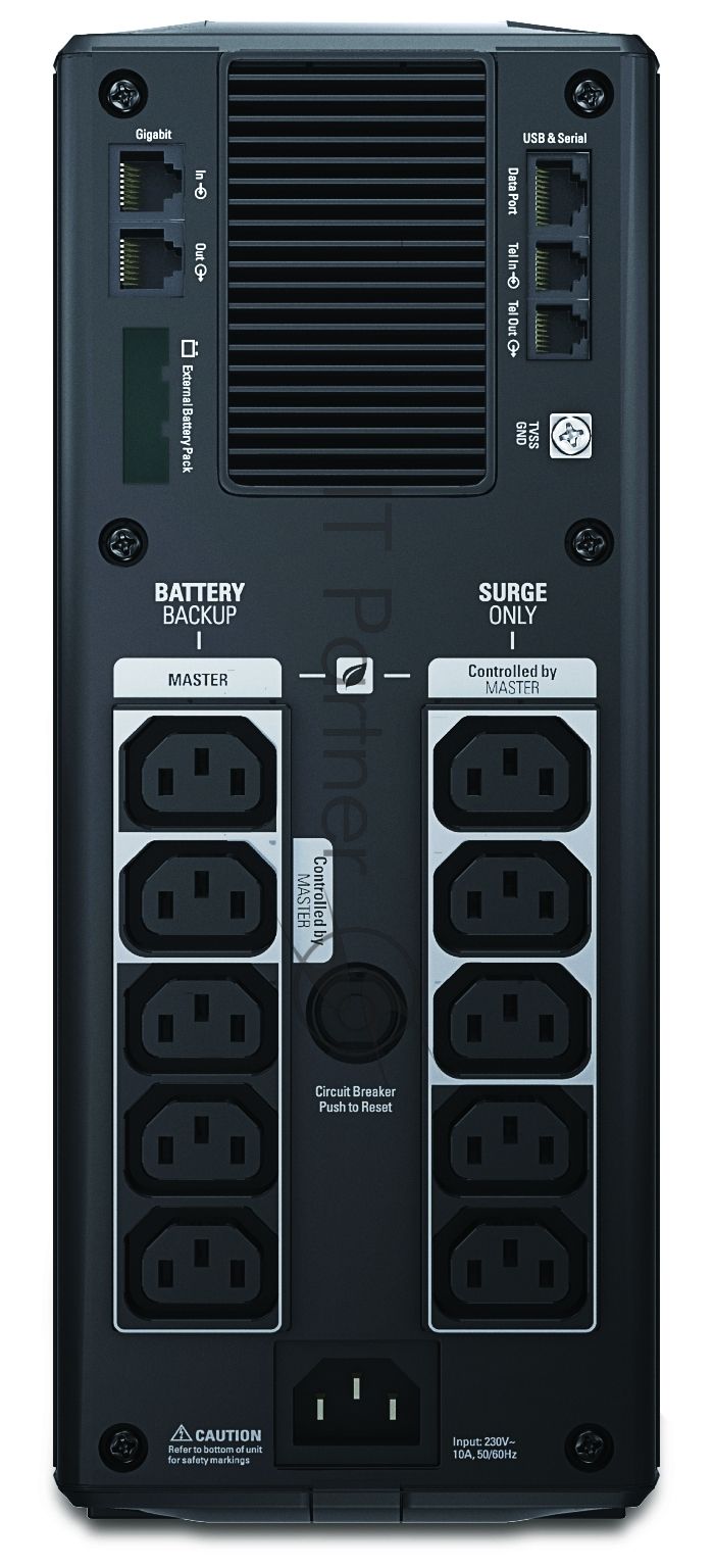 Источник бесперебойного питания APC Back-UPS Pro BR1500GI 865Вт 1500ВА черный