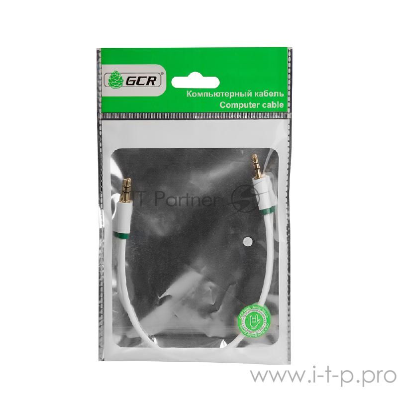 Кабель Greenconnect аудио 3.0m jack 3,5mm/jack 3,5mm белый, зеленая окантовка, ультрагибкий, 28 AWG, M/M, Premium GCR-AVC1662-3.0m, экран, стерео Кабель Greenconnect аудио 3.0m jack 3,5mm/jack 3,5mm белый, зеленая окантовка, ультрагибкий, 28 AWG, M/M, Pre