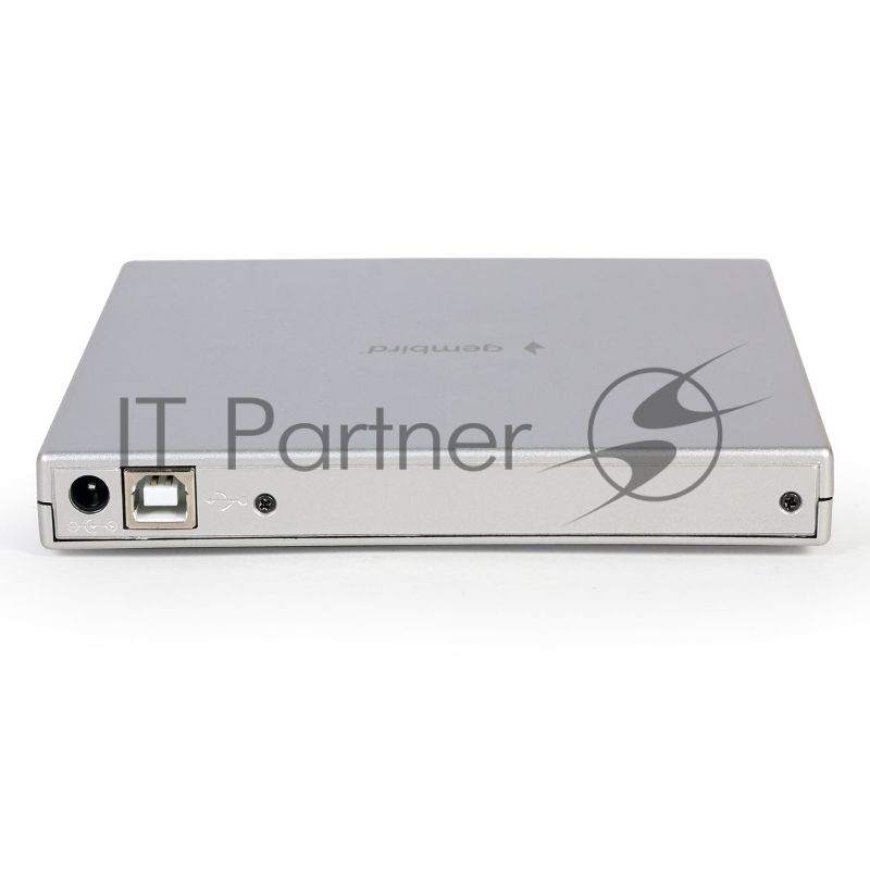 Оптический привод внешний с интерфейсом USB 2.0 Gembird DVD-USB-02-SV пластик, серебро