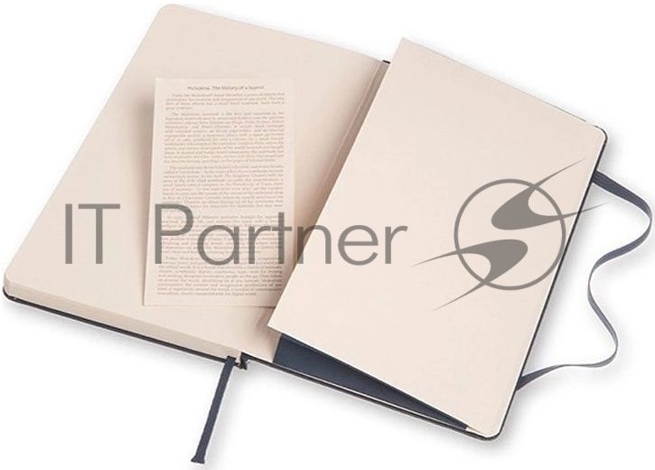 Блокнот Moleskine CLASSIC QP062B20 Large 130х210 мм, 240 страниц, нелинованный, твердая обложка, синий сапфир