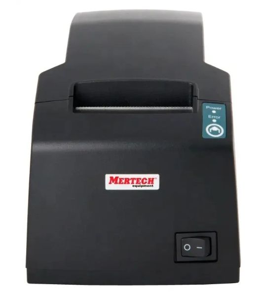 Чековый принтер Mertech G58 прямая термопечать, 203 dpi, 100 мм/сек, Ethernet, RS-232, USB, черный