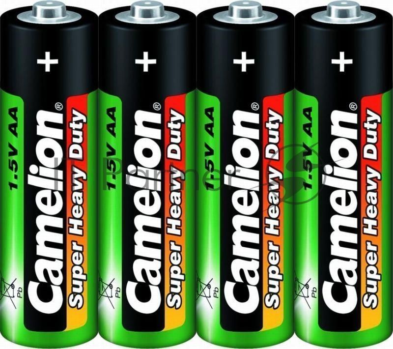 Элемент питания солевой Camelion R R6 (шринка 4шт) 1.5 В