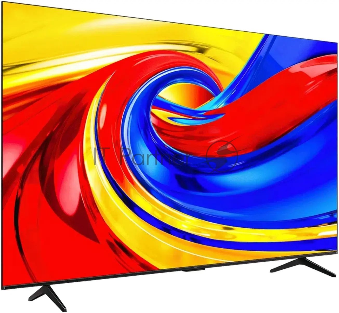 Телевизор TCL 75" 75P7L черный QLED UHD 60Hz Smart TV Google TV 2GB/16GB