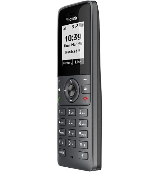 Телефон DECT-трубка Yealink W71H, экран 1.8", FNR, для W70B/W71P/W73P/W74P/W76P/W79P/W75/W80/W90