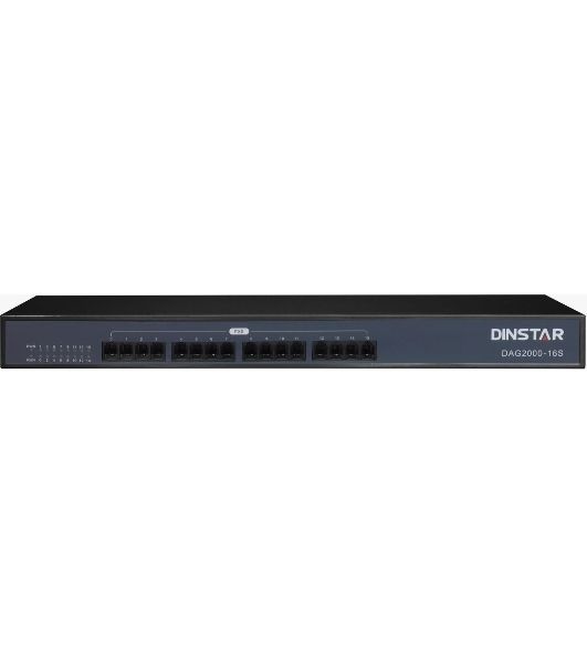 Шлюз IP Dinstar DAG2000-16S черный