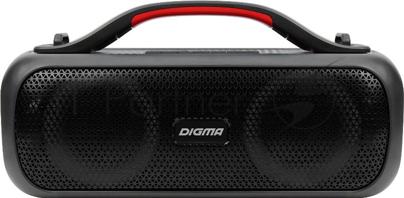 Колонка портативная Digma D-PS1531 черный/черный 40W 2.0 BT 10м 3000mAh