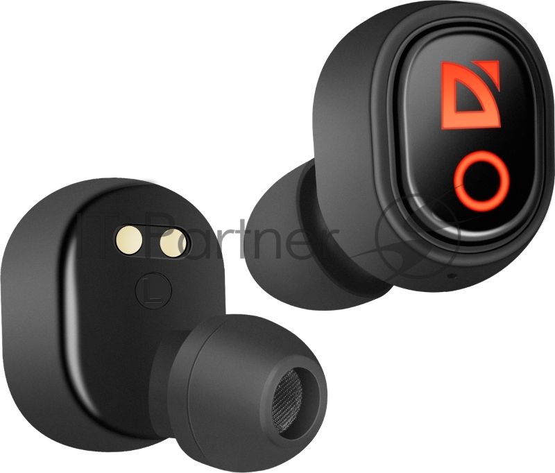 Наушники TWS Defender Twins 639 черный, внутриканальные, Bluetooth, до 4 ч